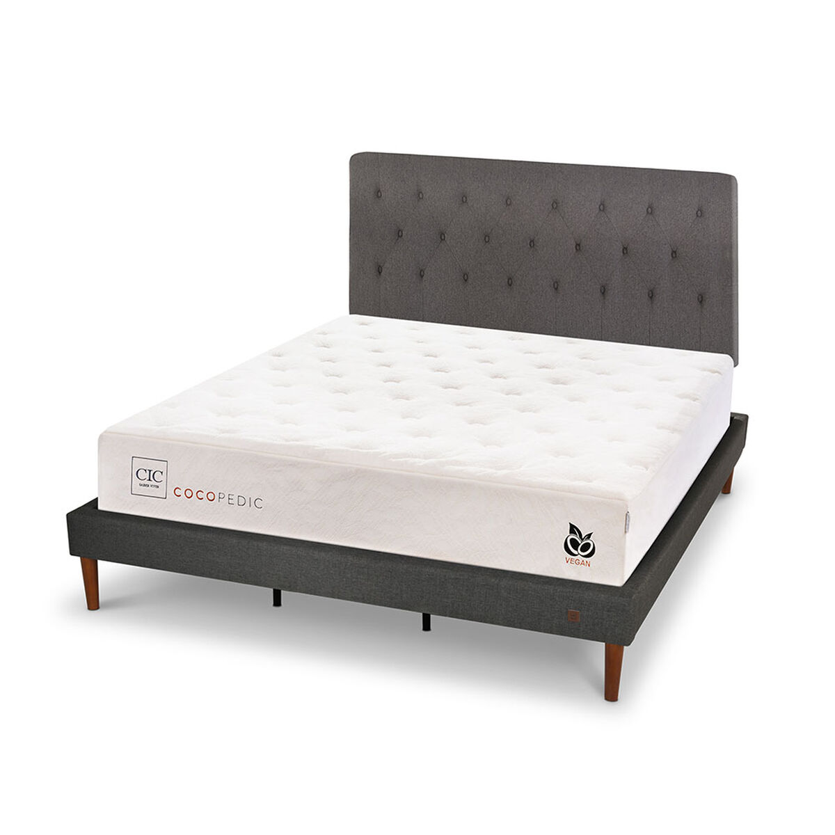 Cama Europea CIC Base Normal King Cocopedic