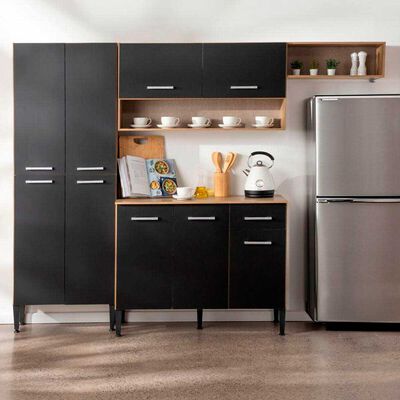 Imagen 1 del producto Mueble de Cocina Roca Arizona 1 Cajón 9 Puertas Negro
