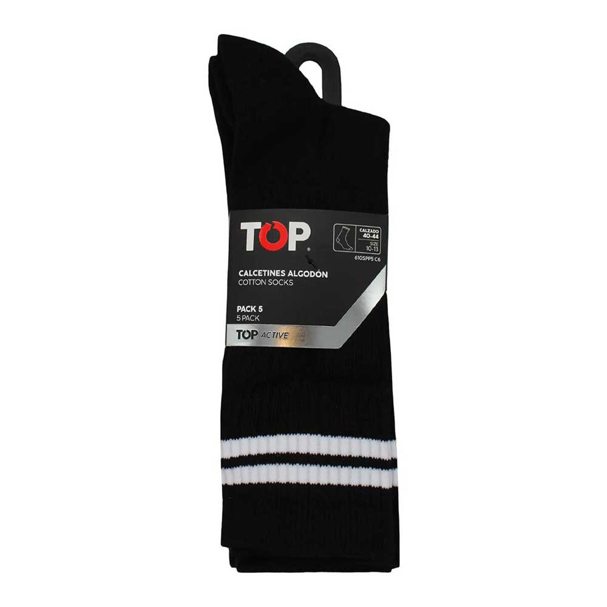 Pack 5 Calcetines Largos Deportivos Hombre Top