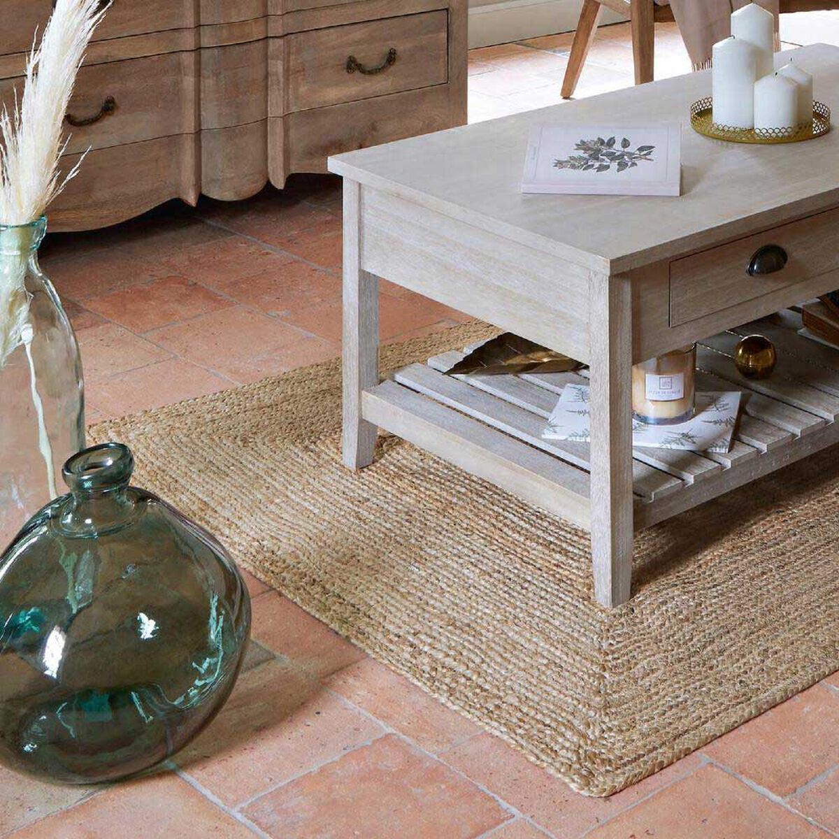 Alfombra Atmosphera Yute Natural Decorativa 120x170cm
