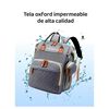 Mochila Maternal Lubabycas Impermeable con Accesorios Gris