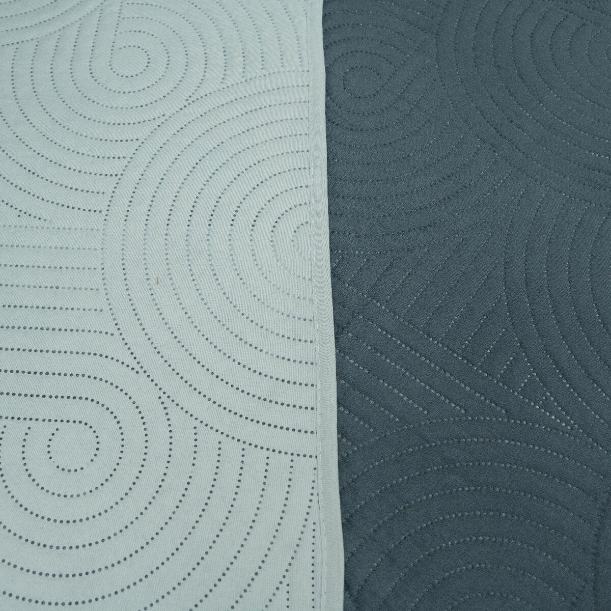 Quilt Doral Hotpress Bi-Color King Gris