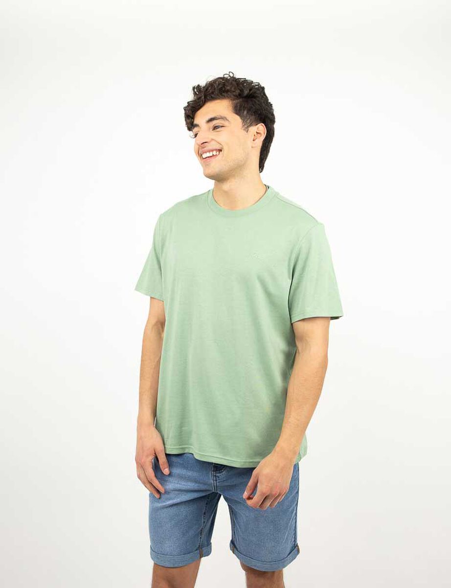 Polera Lisa Manga Corta Hombre Icono