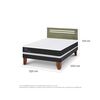 Cama Europea CIC 2 Plazas Ortopedic + Respaldo Munich Olivo