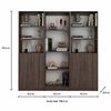 Set 3 Estantes Tuhome Home E 2 Puertas Milan