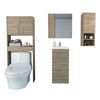 Botiquín + Mueble Lavamanos + Muro + Optimizador TuHome Bath 300