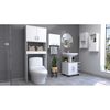 Botiquín Bath 28 + Base Lavamanos + Estante Wc + Auxiliar TuHome BigBath Blanco