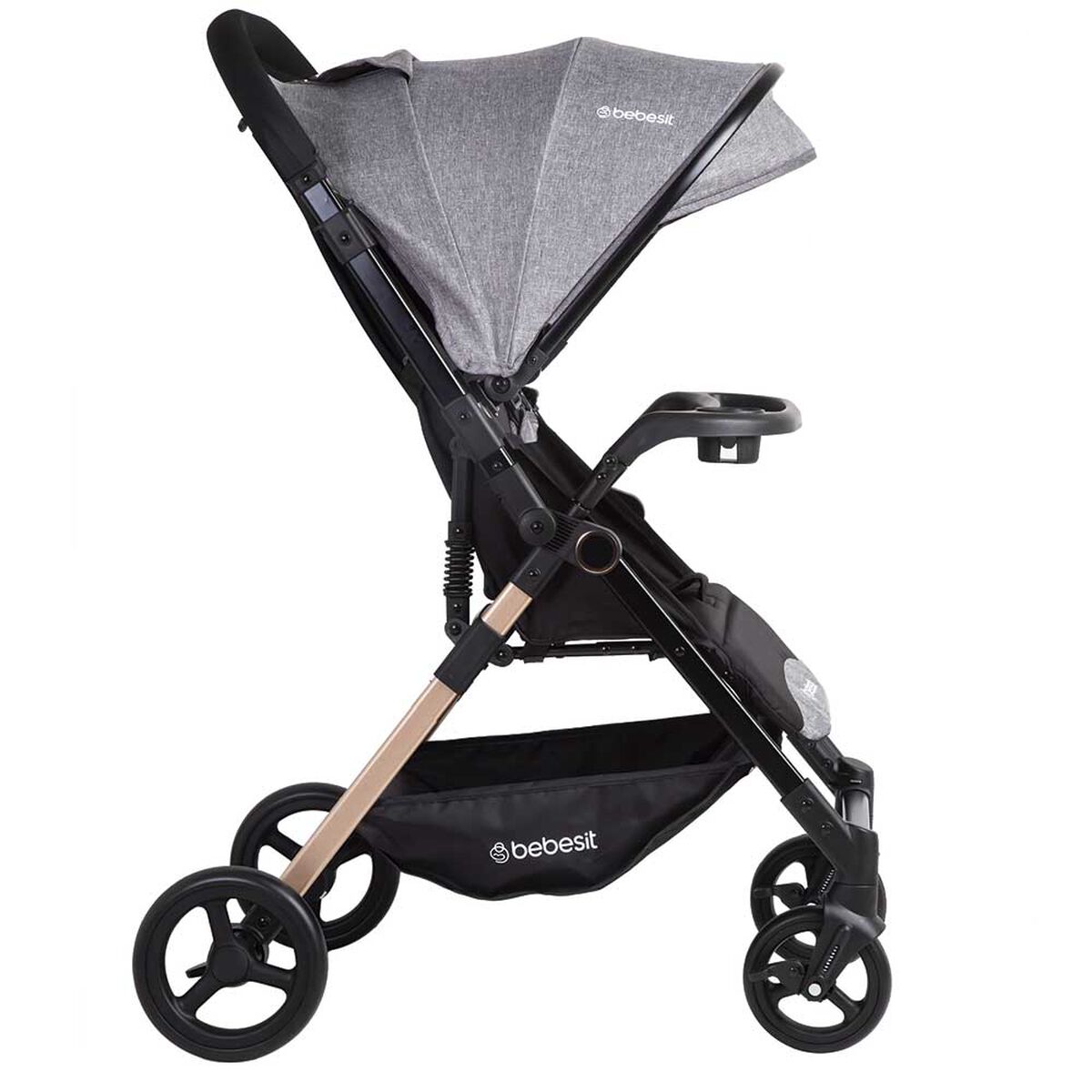 Coche Paseo City Gris Bebesit