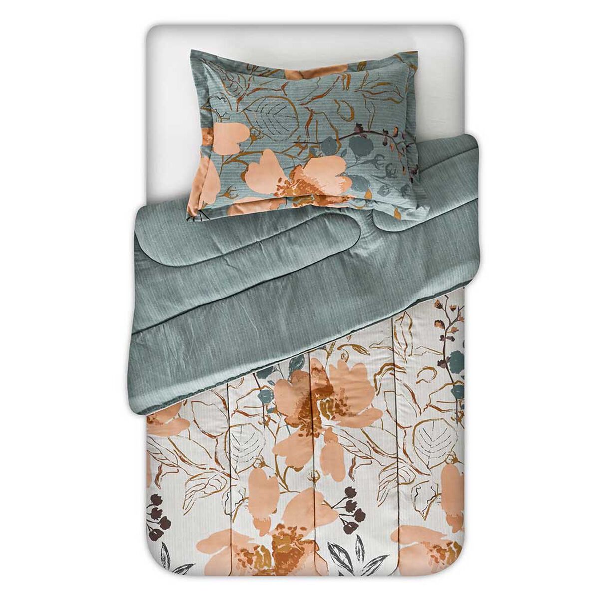 Plumón Estampado Cannon 1,5 Plazas Glow