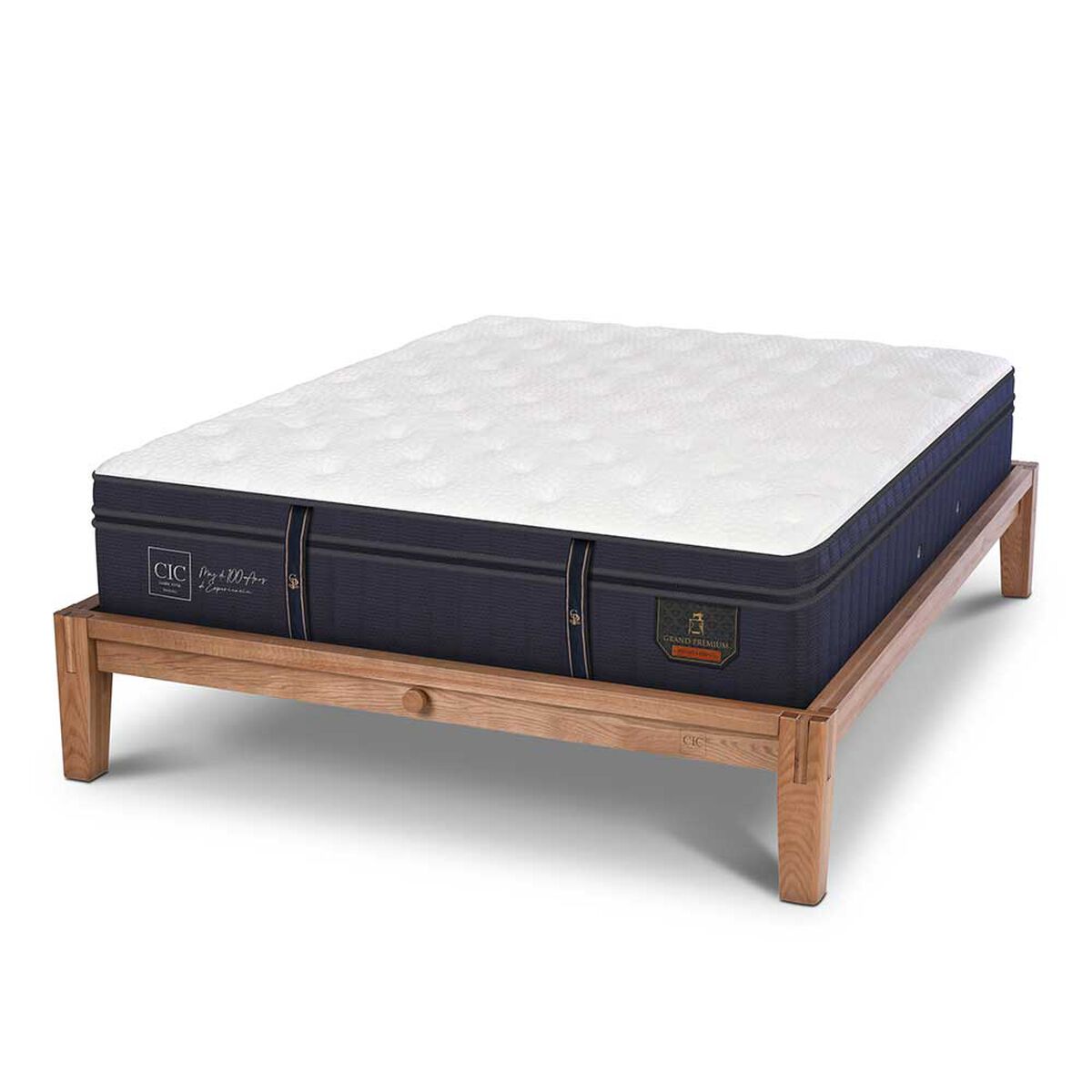 Cama Europea CIC King OAK Grand Premium