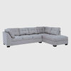Seccional Derecho Muebles MPR Edimburgo 5 Cuerpos Gris Medio
