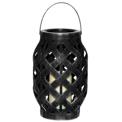 Fanal Plástico Con Vela Led