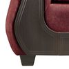 Juego de Living Innovamuebles Palermo Sofá 3 Cuerpos + Dos Sillones 1 Cuerpo Wine