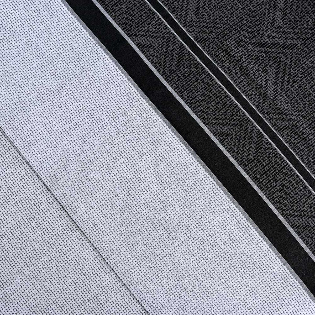 Juego de S&aacute;banas American Family 2 Plazas 144 Hilos Zircon Negro