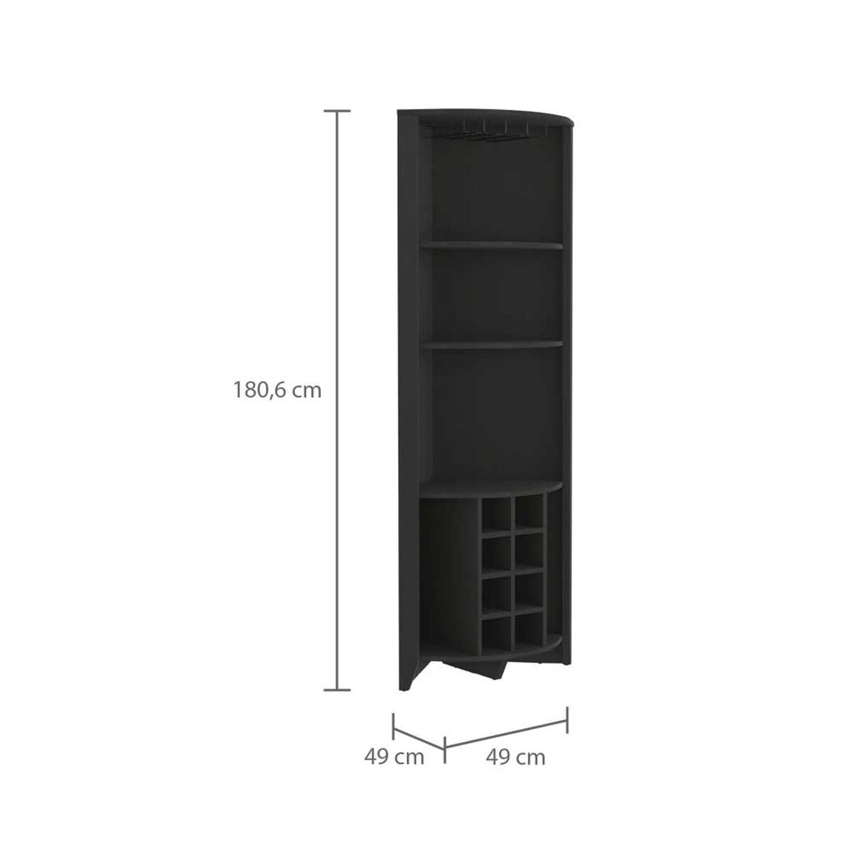 Bar Esquinero TuHome Essential Wengue