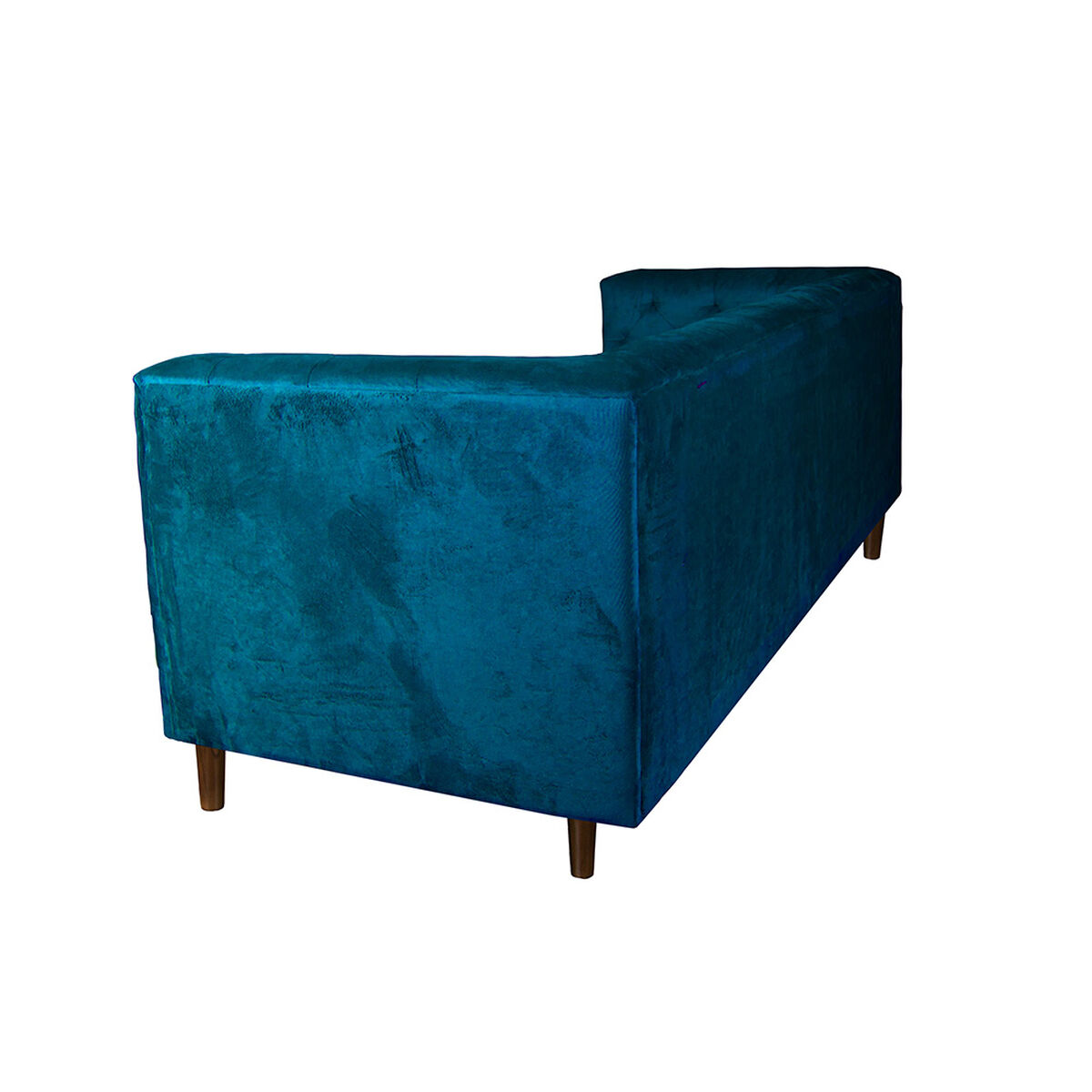 Sof&aacute; Tela Velvet Latam Home Brescia 3 Cuerpos
