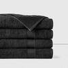 Toalla de Baño Cannon Liso 70 x 140 cm Negro