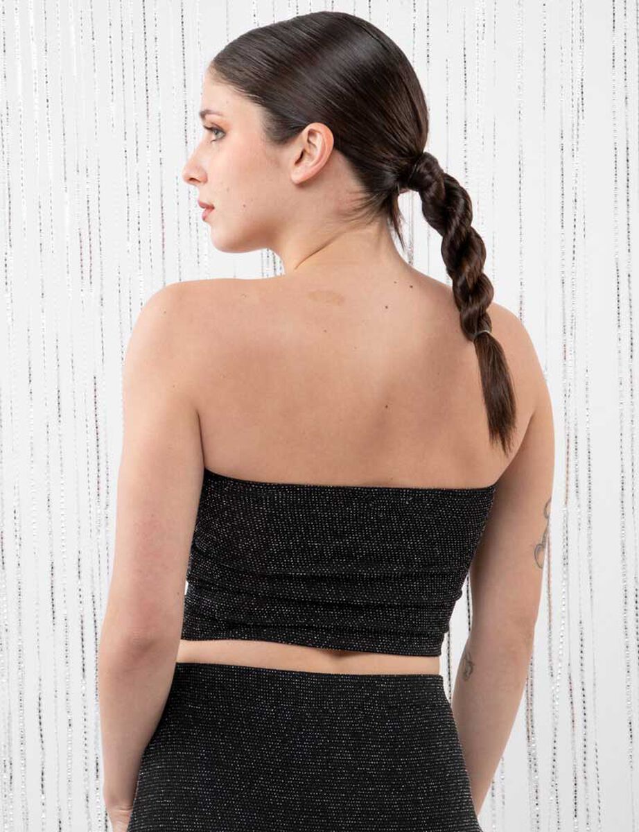 Blusa Strapless Mujer Icono