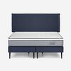 Cama Europea Rosen Base Dividida King Indie + Respaldo Maurice