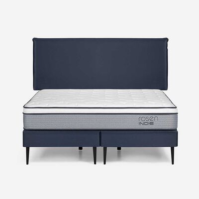Imagen 1 del producto Cama Europea Rosen Base Dividida King Indie + Respaldo Maurice