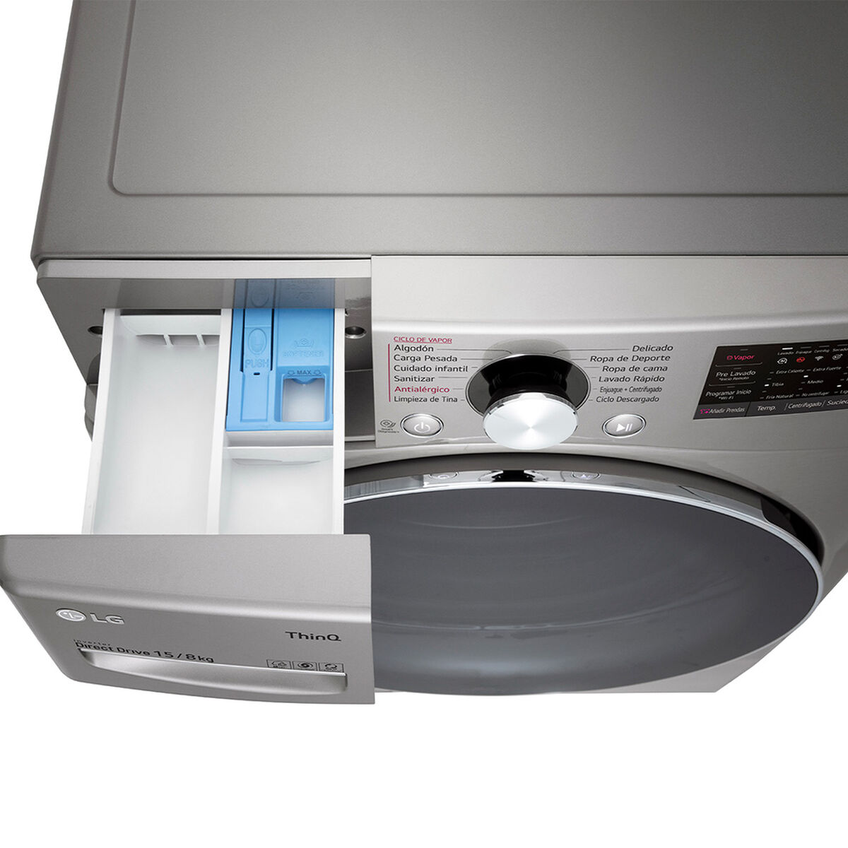 Lavadora Secadora LG WD15DG2S6 15/8 kg.