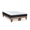 Cama Europea Latam Home 2 Plazas Zen Roller Beige