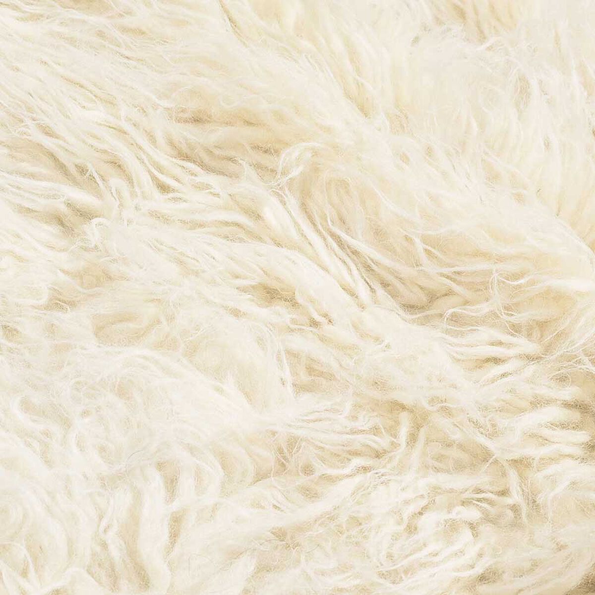 Bajada de Cama Dib Flokati Blanco 60 x 120 cm