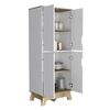 Alacena TuHome 4 Puertas Bi Color Blanco Duna