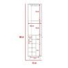Bar Esquinero TuHome Kaia 1 Puerta Wengue Miel