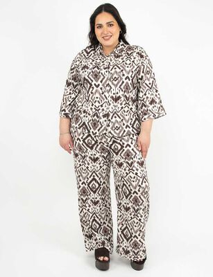 Imagen 2 del producto Blusa Manga Larga Mujer Extralindas Cafe, Crudo