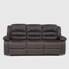 Juego de Living Reclinable Daniels Sof&aacute; 3 Cuerpos + 2 Bergers Martell Gris