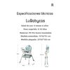 Silla de Comer Mecedora 2 en 1 con Ruedas Verde Lubabycas