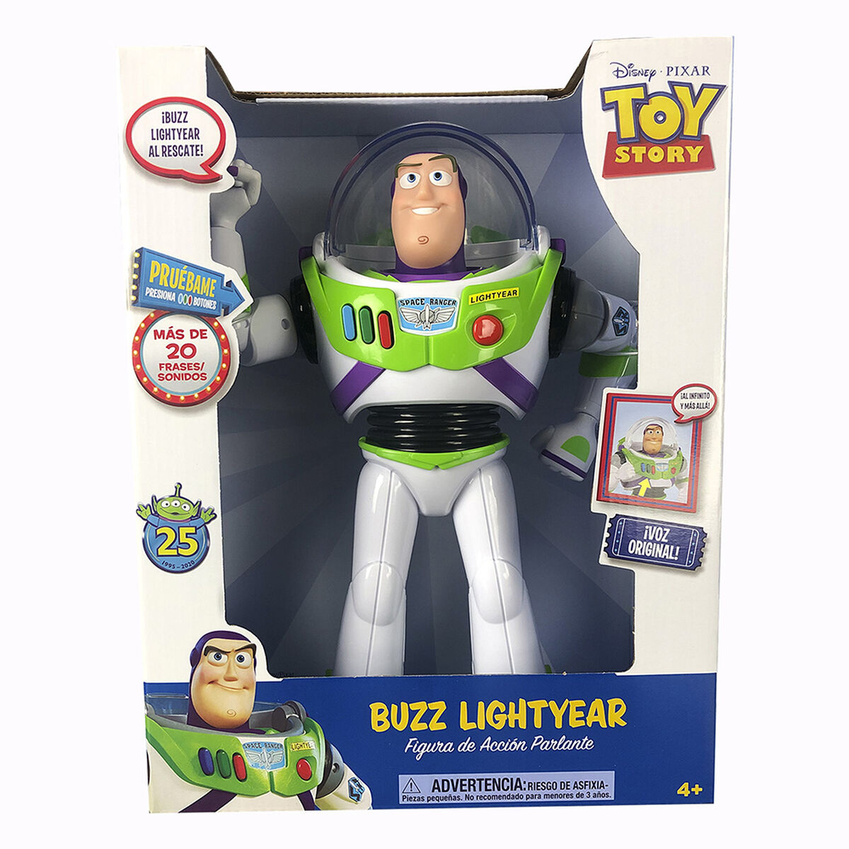 Figura Buzz Lightyear Frases Español