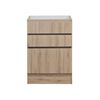 Mueble de Cocina Base Mobikit 3 Cajones Roble