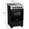 Cocina a Gas Mabe CMC5115AX0 4 Quemadores
