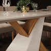 Juego de Comedor Altavision Vega 6 Sillas Blanco