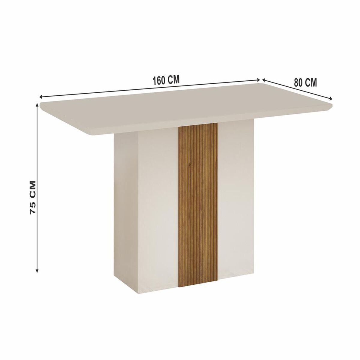 Juego de Comedor Altavision Doha 6 Sillas Blanco