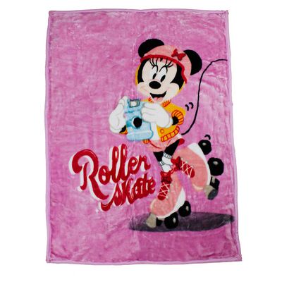 Imagen 1 del producto Manta Minnie Rosa Roller Disney