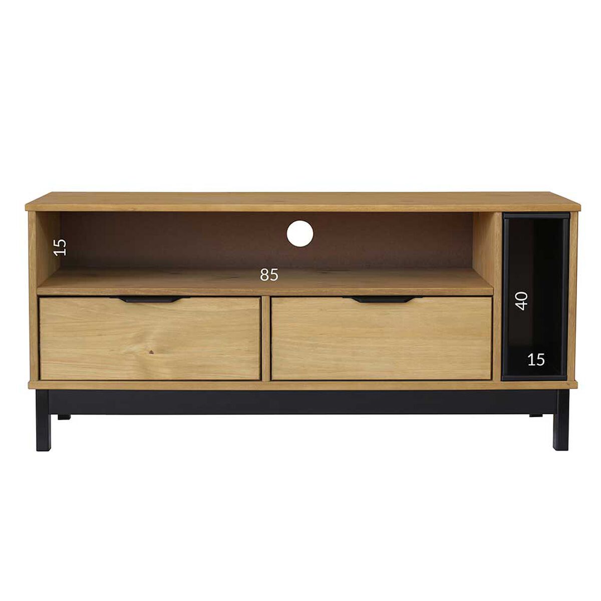 Rack TV Vekkahome Arenas Hasta 43" Café