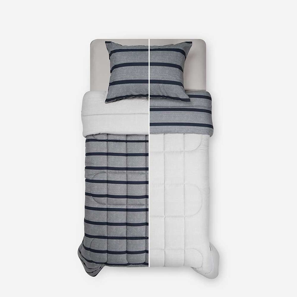 Plumón Rosen 1,5 plazas Alonso Black Black