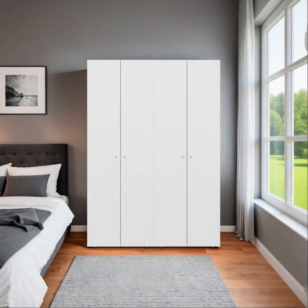 Combo Closet Tuhome 4 Puertas Dreams Blanco