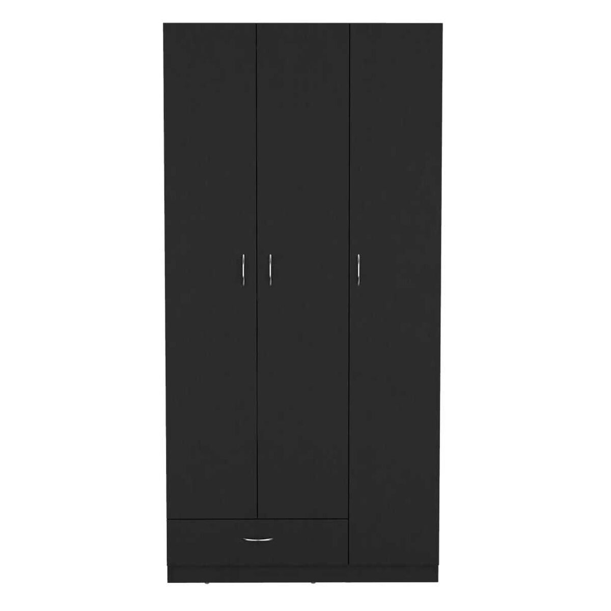Clóset TuHome Z-90 3 Puertas 1 Cajón Wengue