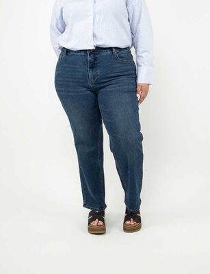 Imagen 1 del producto Jeans Straight Mujer Extralindas Azul