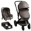 Coche Cuna Travel System Bebe Quantum Gris Bebesit