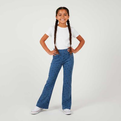 Calza Flare Ni&ntilde;a Chess