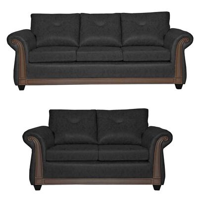 Imagen 1 del producto Juego de Living Black Factory Bristol 5 Cuerpos Negro