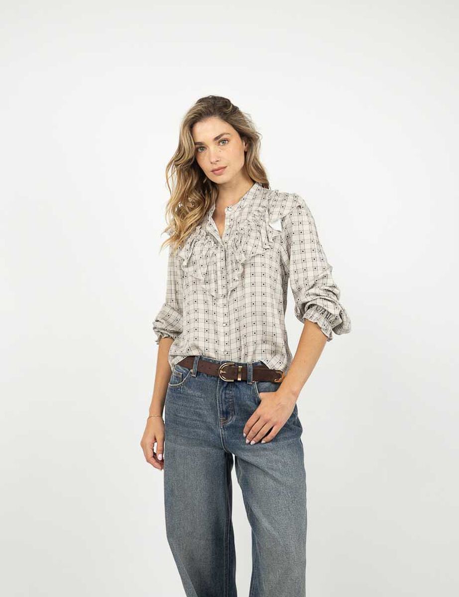 Blusa Manga Larga Mujer Zibel