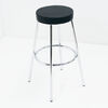 Silla Bar TuHome Londrina Aluminio Negra