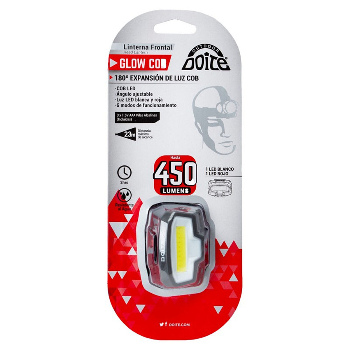 Linterna Doite Glowcob 450 Lúmenes