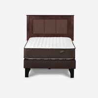 Cama Europea Rosen 1 Plaza Ergo T + Respaldo Rachel